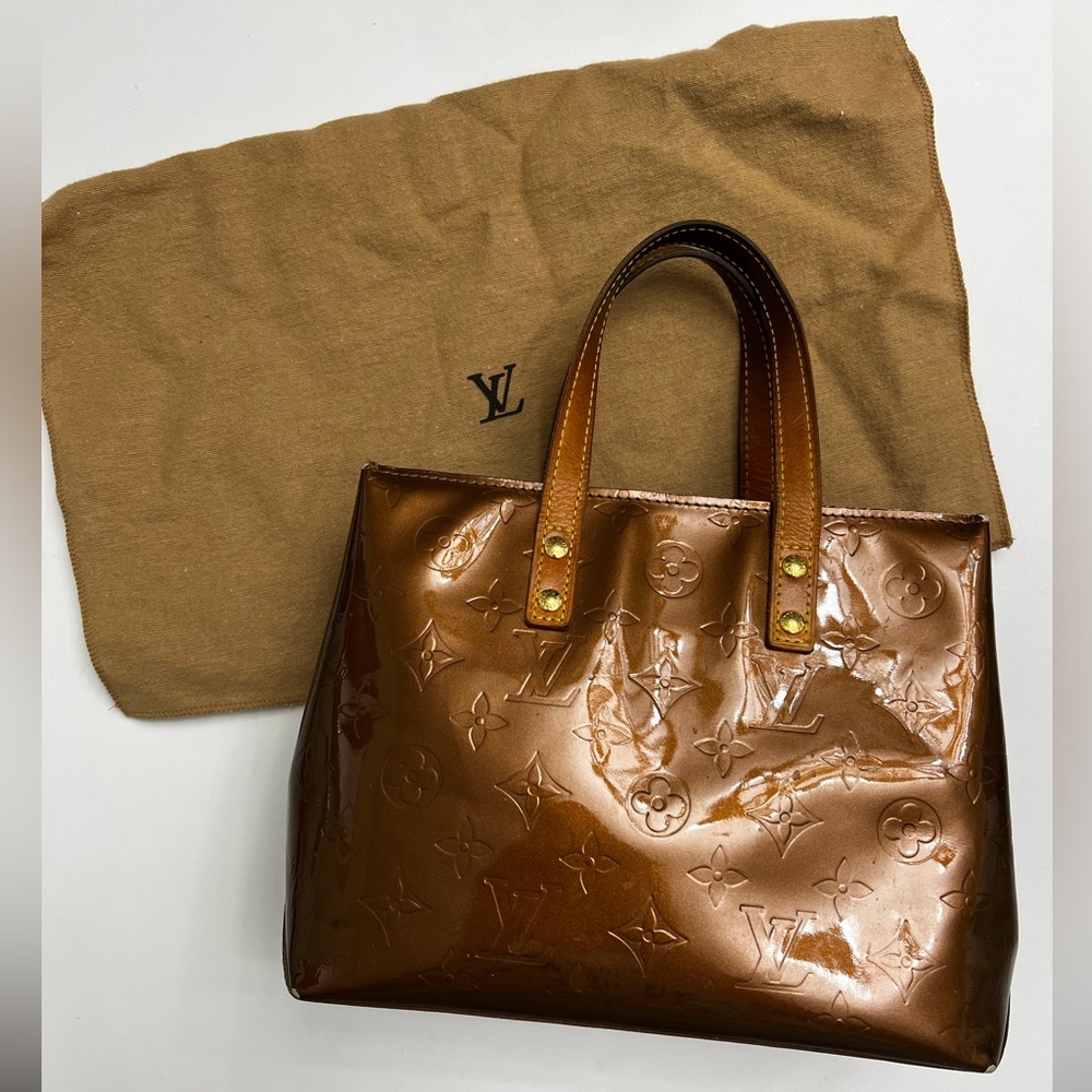 Louis Vuitton Bronze Vernis Reade Tote